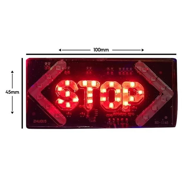 Elektrikli İşaret Cihazı Oklu Stop Küçük - 3