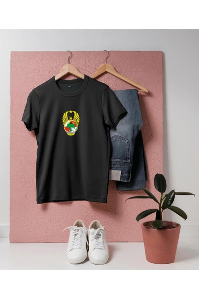 Oversize Primer Koperasi Kartika / Endonezya tasarım unisex T-shirt - Resim 8