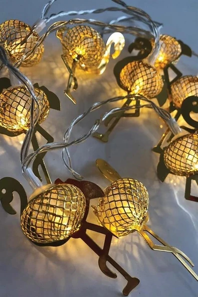 2 Metre Pilli İnce Tel Led Işık Zinciri Parti Aydınlatma - Resim 5