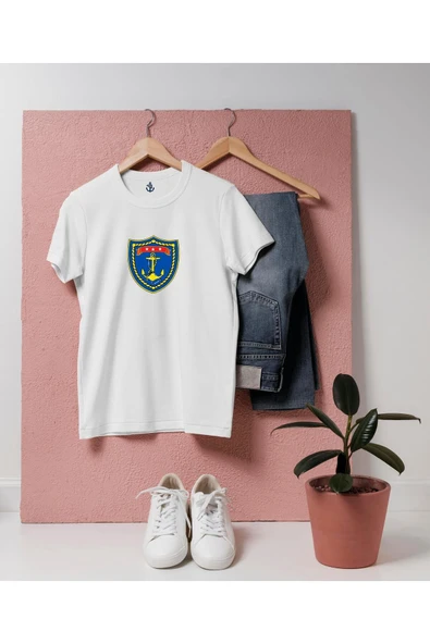 Oversize Kuzey Deniz Saha Komutanlığı Tasarım unisex T-shirt - Resim 2