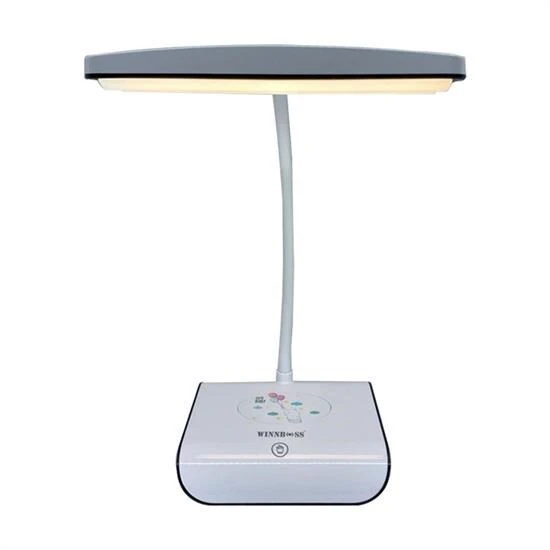 Şarjlı Oynar Esnek Başlıklı Dokunmatik 3 Farklı Modda Yanan Kaymaz Taban LED Masa Lambası ürün görseli