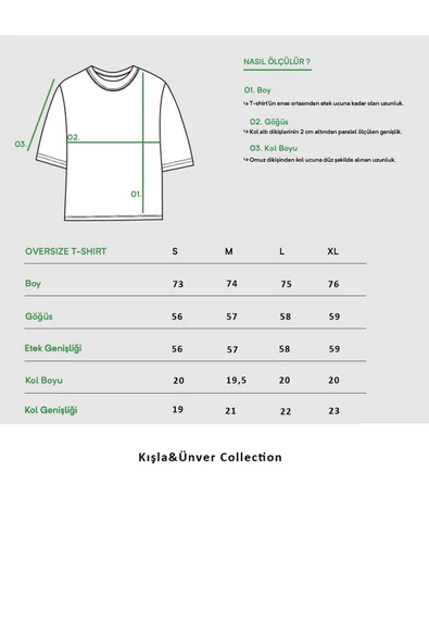 Oversize Classic Stone Washed Tasarım Unisex T-shirt - Resim 3