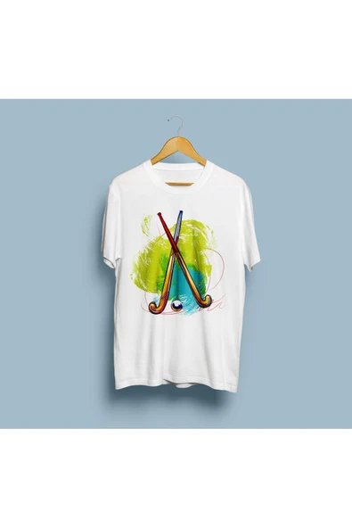 Oversize Hockey Stick Tasarım Unisex T-shirt ürün görseli