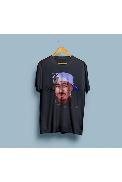 Oversize 2Pac Shakur Portre Tasarım Unisex T-shirt - Resim 7