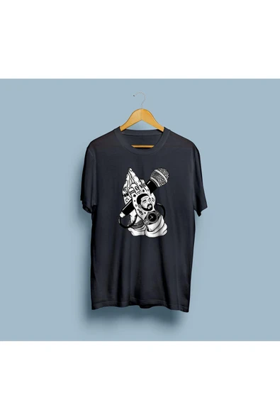 Oversize Hip Hop Icon Tasarım Unisex T-shirt - Resim 7