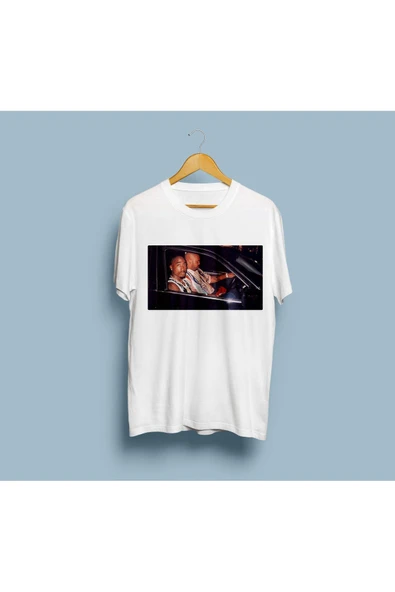 Oversize Tupac Araba Tasarım Unisex T-shirt ürün görseli