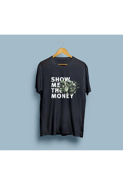 Oversize Bana Parayı Göster Tasarım Unisex T-shirt - Resim 8