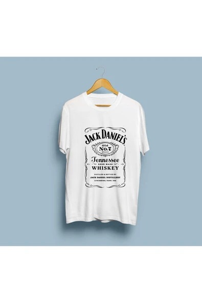 Oversize Jack Daniels Whiskey / Viski tasarım unisex T-shirt - Resim 2