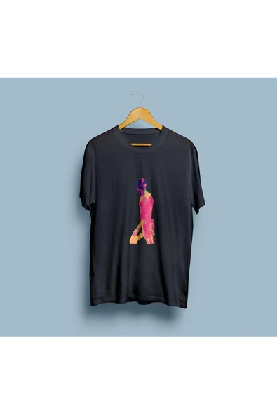 Oversize Renklendirilmiş İnsan Vücudu tasarım unisex T-shirt - Resim 5