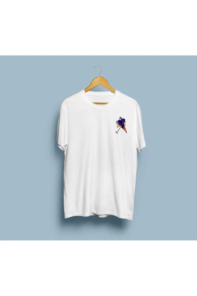 Oversize Olimpiyat Oyunları Hokey / Hockey Logolu unisex T-shirt ürün görseli