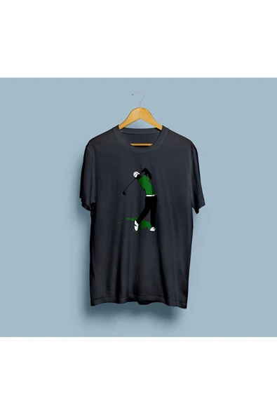 Oversize Golf Tasarım Unisex T-shirt - 5