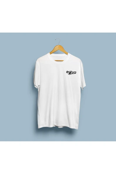 Oversize Çok Temiz / Temizlik Cep logolu unisex T-shirt - Resim 2