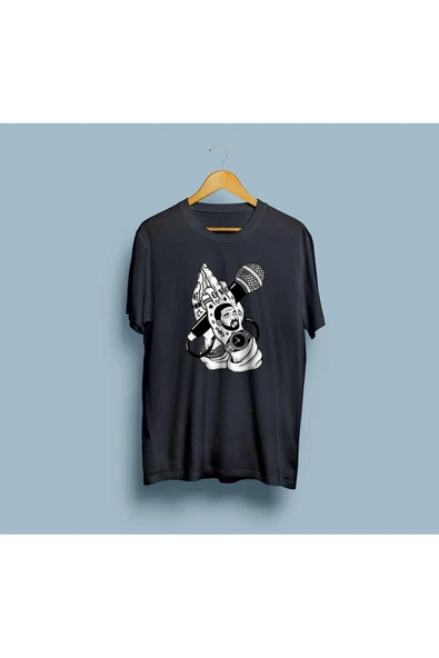 Oversize Hip Hop Icon Tasarım Unisex T-shirt - Resim 8