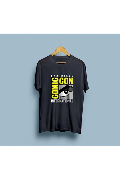 Oversize San Diego Comic-con Tasarım Unisex T-shirt - Resim 6