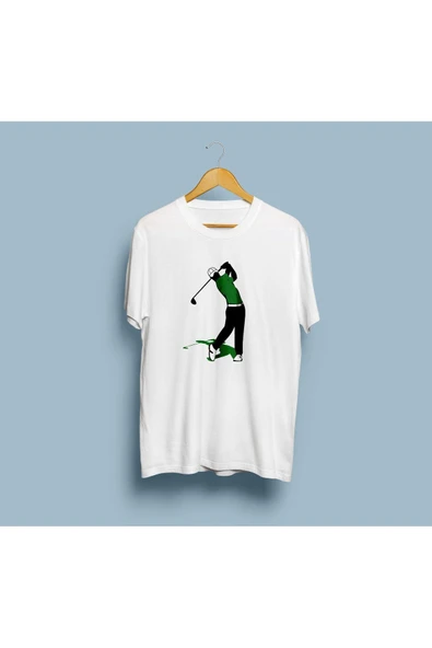 Oversize Golf Tasarım Unisex T-shirt - 3