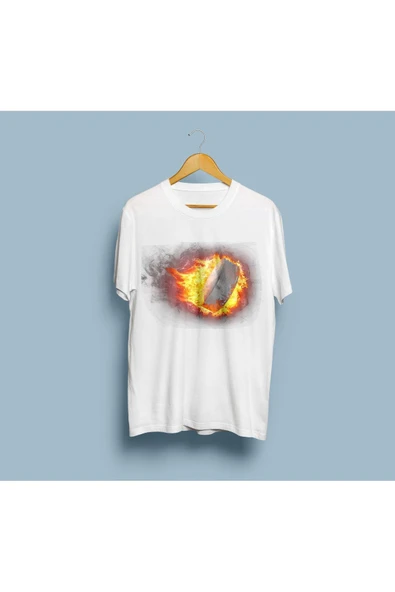Oversize Burning Ball Tasarım Unisex T-shirt ürün görseli