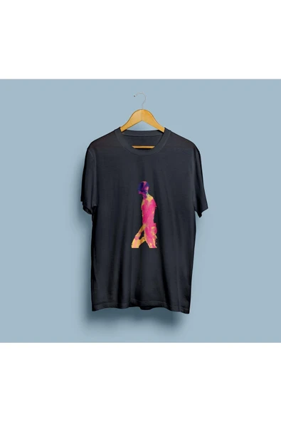 Oversize Renklendirilmiş İnsan Vücudu tasarım unisex T-shirt - Resim 6