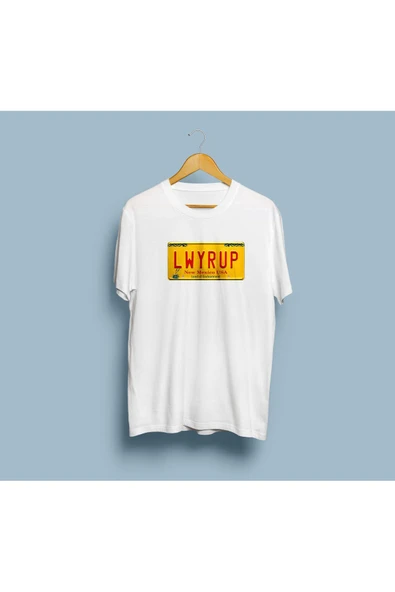 Oversize Breaking Bad LWYRUP Plaka Tasarım Unisex T-shirt - Resim 4
