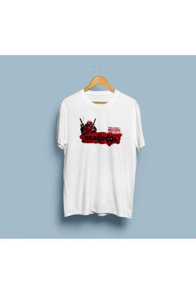 Oversize Deadpool Tasarım Unisex T-shirt ürün görseli