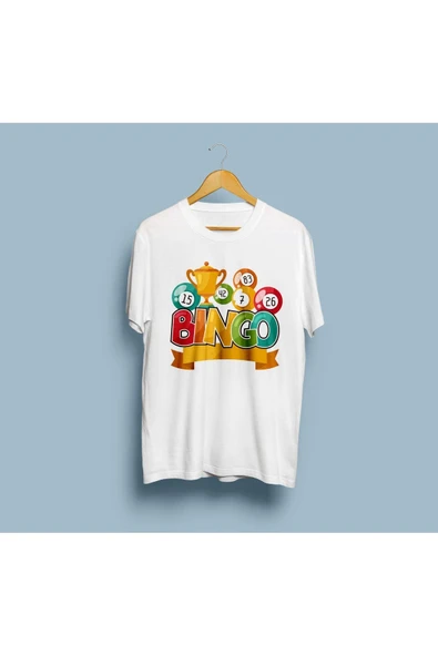 Oversize Bingo Tasarım Unisex T-shirt - Resim 3