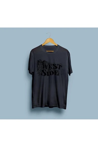Oversize West Side Tasarım Unisex T-shirt - Resim 5