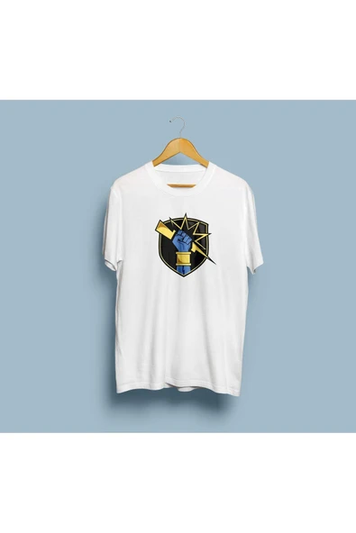 Oversize e-Sport Logo Tasarım Unisex T-shirt - Resim 3