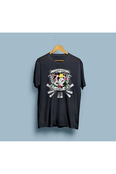 Oversize Kumarhane / Casino / Bet Tasarım unisex T-shirt - Resim 8