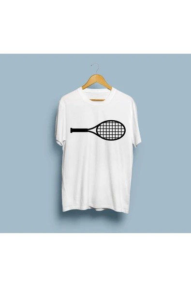 Oversize Raket Tasarım Unisex T-shirt - Resim 2