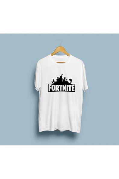 Oversize Fortnite Tasarım unisex T-shirt - Resim 3