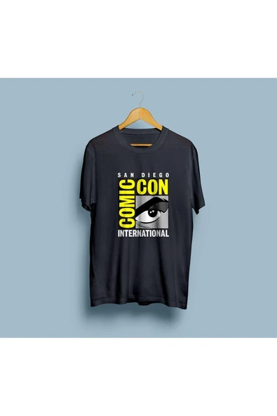 Oversize San Diego Comic-con Tasarım Unisex T-shirt - Resim 8