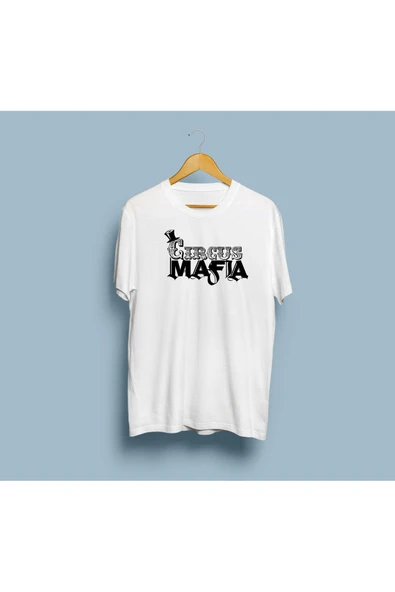 Oversize Circus Mafia Baskılı Unisex T-shirt - Resim 3