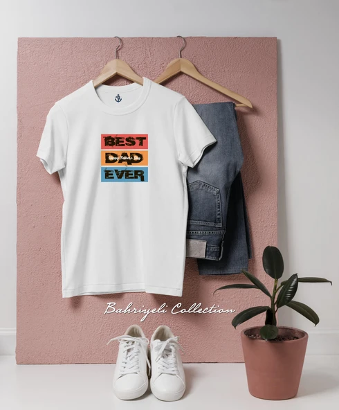 Oversize Babalar Günü 13 Özel Tasarımlı Unisex T-Shirt - Resim 3