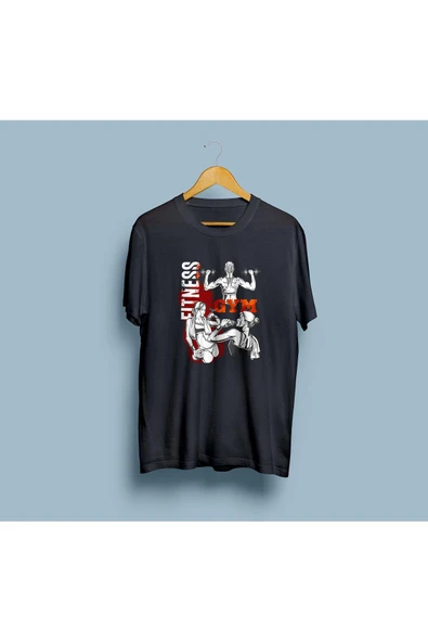 Oversize Fitness / Gym Tasarım Unisex T-shirt - Resim 6