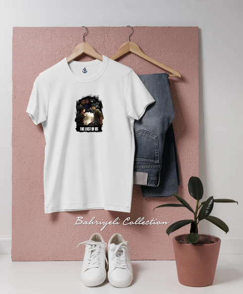 Oversize The Last of Us Counter Tasarımlı Unisex T-Shirt - 1