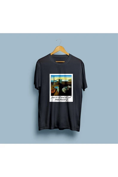 Oversize Belleğin Azmi Tablosu Salvador Dali Tasarım Unisex T-shirt