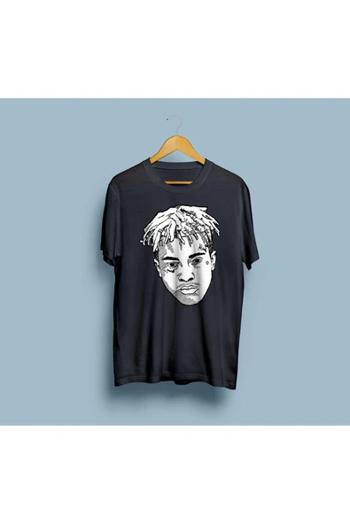 Oversize XXXTentacion Tasarım Unisex T-shirt - Resim 6