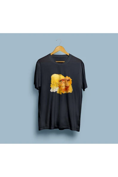 Oversize Vincent Van Gogh Tasarım Unisex T-shirt - Resim 8