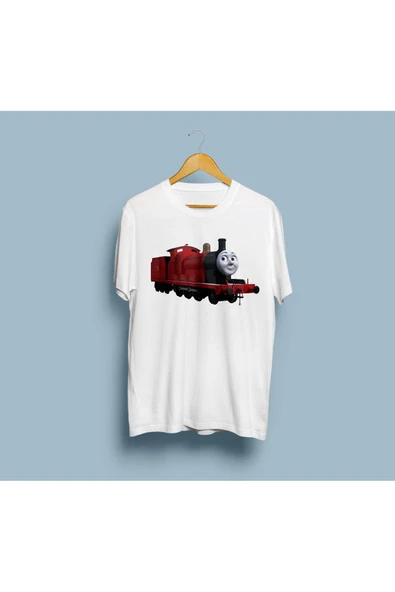Oversize Thomas ve Arkadaşları Tasarım Unisex T-shirt ürün görseli