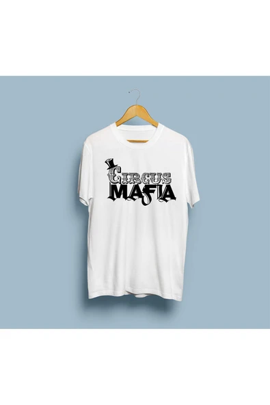 Oversize Circus Mafia Tasarım Unisex T-shirt - Resim 4