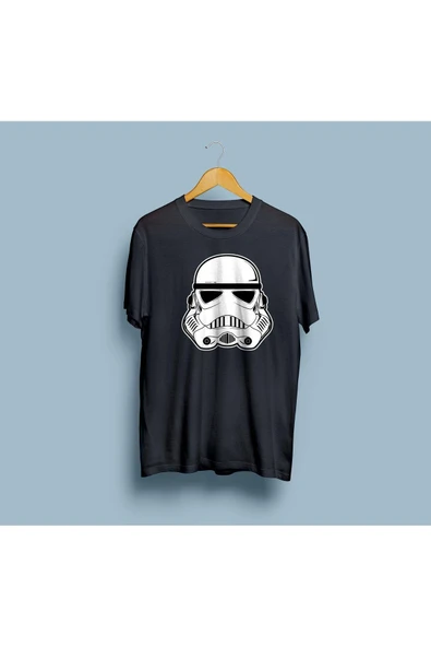 Oversize Starwars Stormtrooper Baskılı Unisex T-shirt - Resim 7