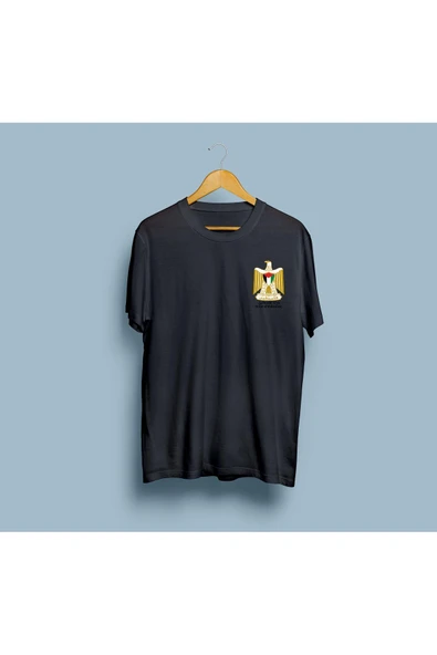 Oversize Filistin Devleti Logolu Unisex T-sgirt - Resim 6