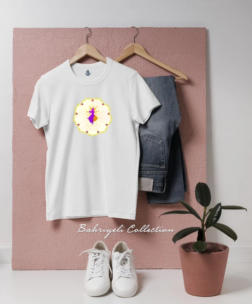 Oversize Bharatanatyam Dance in India Tasarımlı Unisex T-Shirt ürün görseli