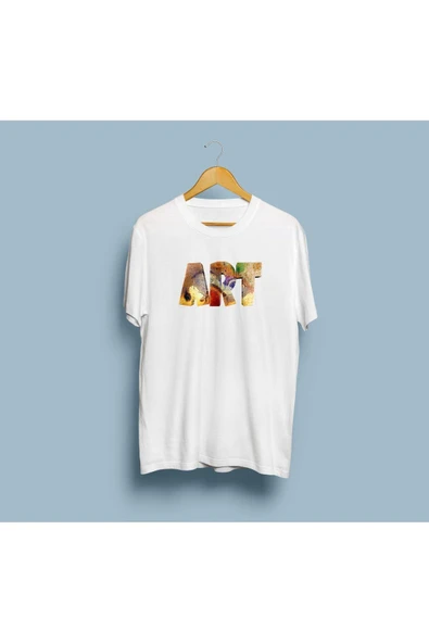 Oversize ART Yazı Tasarımı Unisex T-shirt ürün görseli
