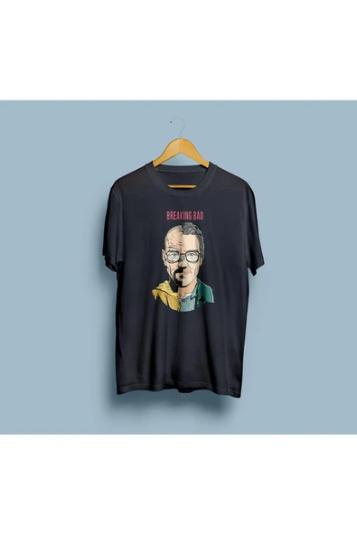 Oversize Breaking Bad Walter White Değişimi Tasarım Unisex T-shirt - Resim 5
