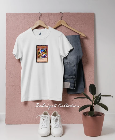 Oversize Yu-Gi-Oh!Ticaret Kart Tasarımlı Unisex T-Shirt ürün görseli