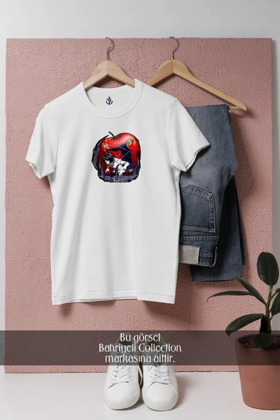 Oversize Light Yagami Ryuk Death Note  Tasarımlı Unisex T-Shirt - Resim 7