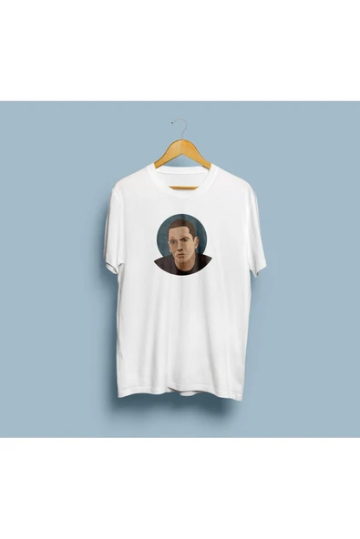 Oversize Eminem Tasarım Unisex T-shirt - Resim 2