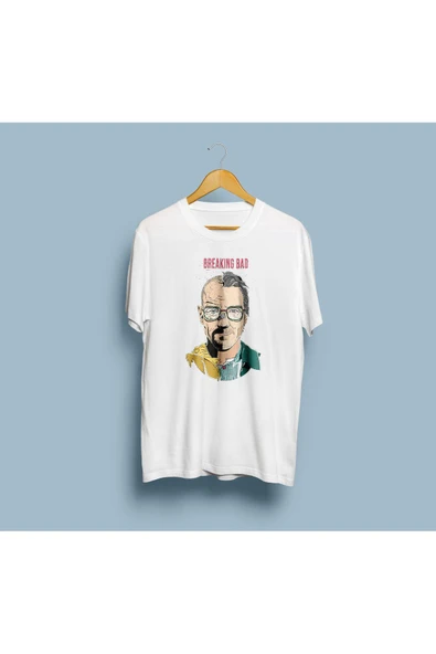 Oversize Breaking Bad Walter White Değişimi Tasarım Unisex T-shirt - Resim 3