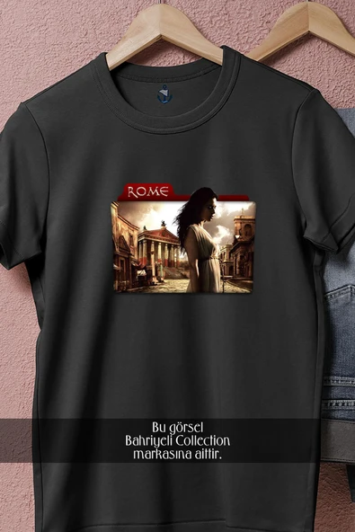 Oversize Julius Caesar Gaius Octavian Mark Antony  Tasarımlı Unisex T-Shirt - Resim 11