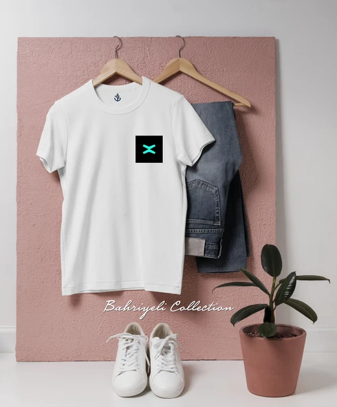 Oversize egld _ multiversx coin Cep Tasarımlı Unisex T-Shirt - Resim 5